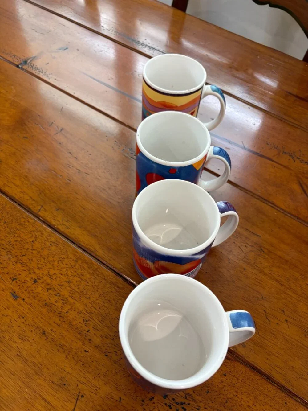 Cypress Point Trading Co set of 4 Coffee Mugs